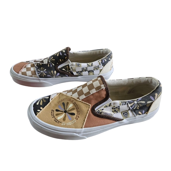 Vans Multicolor Patchwork Slip-On Sneakers - Picture 1 of 7